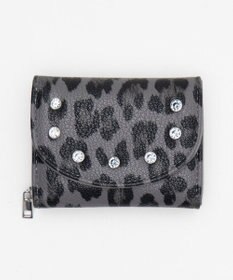 WEGO ビジューレオパードウォレット