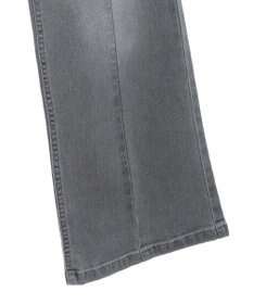 Green Parks ＧＵＭストレッチデニムセンター切替ストレートフレアパ