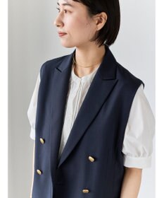 Te chichi リネンライクダブルブレストジレ(セットアップ可)