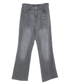 Green Parks ＧＵＭストレッチデニムセンター切替ストレートフレアパ