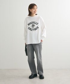 Green Parks ＧＵＭストレッチデニムセンター切替ストレートフレアパ