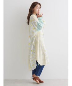 AMERICAN HOLIC Ｆｌｏｗｅｒ　×　Ｓｔｒｉｐｅシャツチュニック