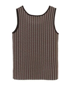 Green Parks ジャガード柄スクエアニットプルオーバー