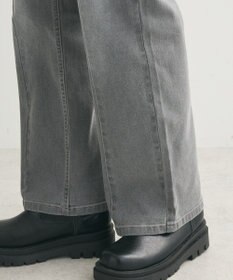 Green Parks ＧＵＭストレッチデニムセンター切替ストレートフレアパ