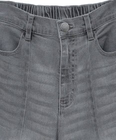 Green Parks ＧＵＭストレッチデニムセンター切替ストレートフレアパ