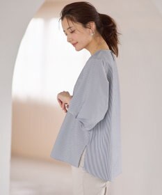 ANY 【洗濯機可】サッカーストライププルオーバー