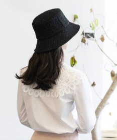TOCCA 【UV90%以上カット・洗える・サイズ調整可】TWEED BUCKET HAT バケットハット