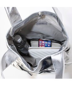 UNBILLION カシュカシュ cachecache / 合皮フリルトートバッグ