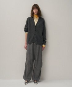 ATON WOOL CASHMERE ALPACA | メッシュＶネックカーディガン