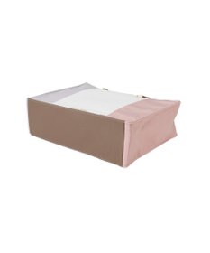 Maison de FLEUR トリコロールスクエアトートバッグ