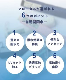 MOONBAT 【超撥水/自動開閉】フロータス(FLO(A)TUS) 折りたたみ傘 無地 UV 60cm