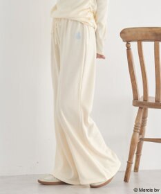 earth music&ecology 【予約】miffy/earth 刺繍スウェットパンツ