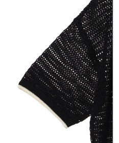 earth music&ecology ラインポロニットプルオーバー