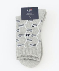 23区GOLF 【WOMEN】クラブ柄 レギュラーソックス