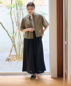 ANY シアーテックリネンシャツ