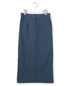 ICB 【CLASSY.掲載・裏起毛】 ウォームサテン Iラインスカート