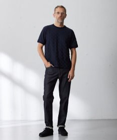 J.PRESS MEN ブロックリンクス クルーネック Tシャツ