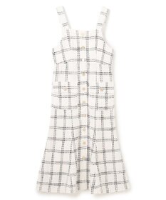 GRACE CONTINENTAL チェックツイードジャンパースカート