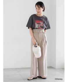 Te chichi 【Disney】MICKEY/フロントプリントTシャツ