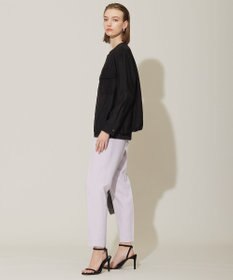 ICB 【洗える】リヨセルナイロンワッシャー ノーカラーブルゾン