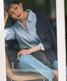 23区 L 【CLASSY.2月号掲載/洗える】CANCLINI ベーシック シャツ