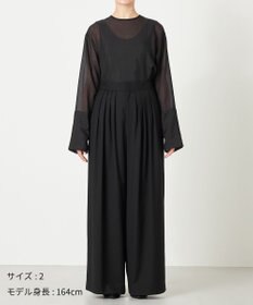 NAVE 【ReNAVE・洗える】4タックワイドパンツ