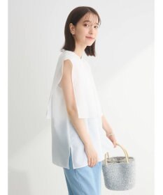 Green Parks レイヤードノースリーブブラウス