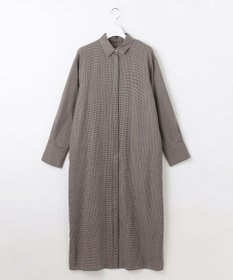 自由区 【洗える】ライトビエラシャツ ワンピース