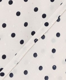 23区 【先行予約】ランダムドットプリント タックブラウス