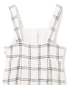 GRACE CONTINENTAL チェックツイードジャンパースカート