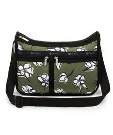 LeSportsac DELUXE EVERYDAY BAG/オリーブフローラルシルエット