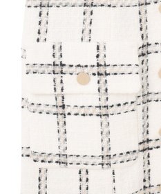 GRACE CONTINENTAL チェックツイードジャンパースカート