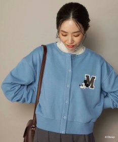 OP／FILA 【ocean pacific】ミッキー/裏毛カーディガン【Disney/ディズニー】