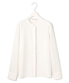 ICB 【洗える】 コンパクトモクロディ バンドカラーカットソー［アビガイルテープ］