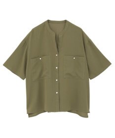 AMERICAN HOLIC ミリタリーWポケットスキッパーシャツ