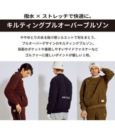PW CIRCULUS 【撥水加工 / ストレッチ】【MEN】キルティング中綿プルオーバー ゴルフ