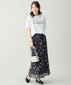 ANY アソートロゴラウンドヘムTシャツ