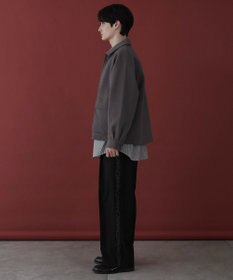 WEGO 【ユニセックス着用ITEM】メルトンショートZIPブルゾン