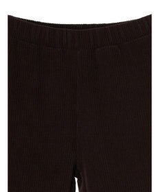 Green Parks リブ見えカットコールパンツ