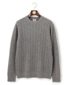J.PRESS MEN 【WEB限定】ケーブルクルーネックニット
