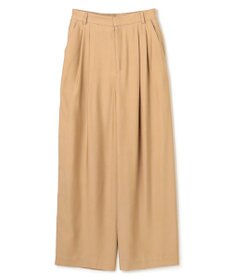 BEIGE， 【Oggi 10月号掲載】COBURN / シルク混2タックカーヴィーワイドパンツ