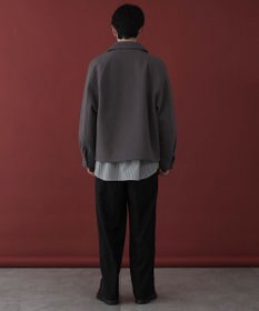 WEGO 【ユニセックス着用ITEM】メルトンショートZIPブルゾン