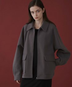 WEGO 【ユニセックス着用ITEM】メルトンショートZIPブルゾン