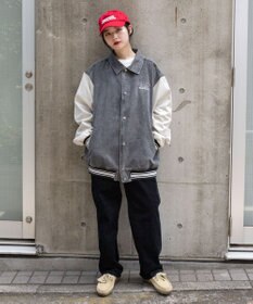 WEGO 【ユニセックス着用ITEM/ウエストゴム/SMLサイズ展開】コーデュロイイージーストレートパンツ