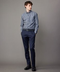 JOSEPH ABBOUD 【オーガニックコットン・柔らかな肌触り】カラーストライプ シャツ