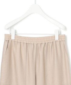 ICB 【人気のため新色追加・接触冷感・洗える】 ワッシャーツイル ワイドストレートパンツ