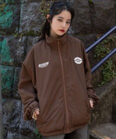 WEGO 【ユニセックス着用ITEM/リバーシブル/2WAY】リバーシブルフリースブルゾン