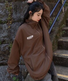 WEGO 【ユニセックス着用ITEM/リバーシブル/2WAY】リバーシブルフリースブルゾン