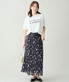ANY アソートロゴラウンドヘムTシャツ