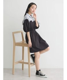 earth music&ecology ハーフＺＩＰミニワンピース